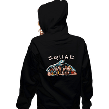 Load image into Gallery viewer, Secret_Shirts Zippered Hoodies, Unisex / Small / Black SQUAD