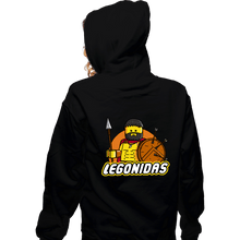 Load image into Gallery viewer, Daily_Deal_Shirts Zippered Hoodies, Unisex / Small / Black Legonidas