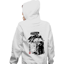 Load image into Gallery viewer, Daily_Deal_Shirts Zippered Hoodies, Unisex / Small / White Major Vs Tank Sumi-e