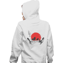 Load image into Gallery viewer, Shirts Zippered Hoodies, Unisex / Small / White Hakuna Matata Sunset