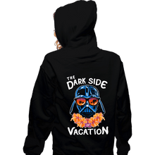 Load image into Gallery viewer, Daily_Deal_Shirts Zippered Hoodies, Unisex / Small / Black The Dark Side Of Vacation