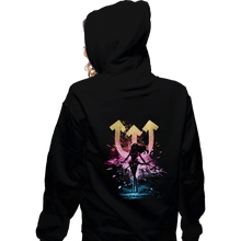 Load image into Gallery viewer, Shirts Zippered Hoodies, Unisex / Small / Black Neptune Storm