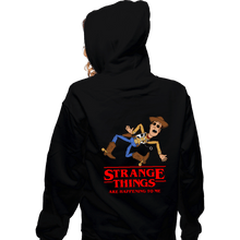 Load image into Gallery viewer, Secret_Shirts Zippered Hoodies, Unisex / Small / Black Strange Things