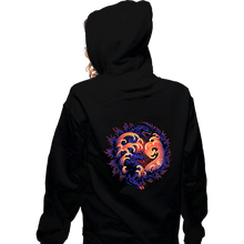Load image into Gallery viewer, Daily_Deal_Shirts Zippered Hoodies, Unisex / Small / Black Wave Of Destruction
