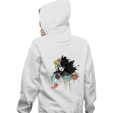 Load image into Gallery viewer, Secret_Shirts Zippered Hoodies, Unisex / Small / White Howl Watercolors