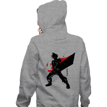 Load image into Gallery viewer, Shirts Zippered Hoodies, Unisex / Small / Sports Grey Crimson Ex Soldier