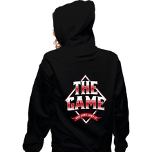 Load image into Gallery viewer, Secret_Shirts Zippered Hoodies, Unisex / Small / Black The Game