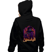 Load image into Gallery viewer, Daily_Deal_Shirts Zippered Hoodies, Unisex / Small / Black Jasmine Lights
