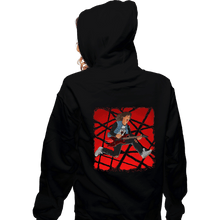 Load image into Gallery viewer, Daily_Deal_Shirts Zippered Hoodies, Unisex / Small / Black Eddie The Freak