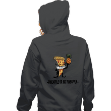 Load image into Gallery viewer, Secret_Shirts Zippered Hoodies, Unisex / Small / Dark Heather Pineapple Or Noz