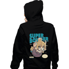 Load image into Gallery viewer, Shirts Zippered Hoodies, Unisex / Small / Black Super Bowsette