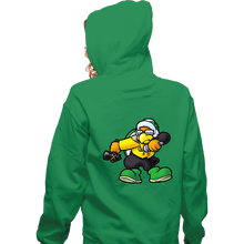 Load image into Gallery viewer, Shirts Zippered Hoodies, Unisex / Small / Irish Green MC Hammer Brother