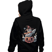 Load image into Gallery viewer, Shirts Pullover Hoodies, Unisex / Small / Black Spooky Magic