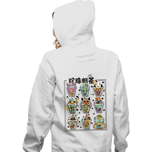 Load image into Gallery viewer, Daily_Deal_Shirts Zippered Hoodies, Unisex / Small / White Bubble Tea Nerd