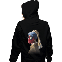 Load image into Gallery viewer, Shirts Zippered Hoodies, Unisex / Small / Black Hero With A Pearl Earring