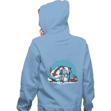 Load image into Gallery viewer, Secret_Shirts Zippered Hoodies, Unisex / Small / Royal Blue Snow Bender