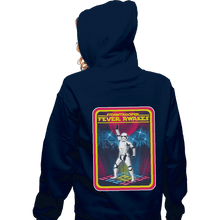 Load image into Gallery viewer, Shirts Zippered Hoodies, Unisex / Small / Navy Fever Awakes