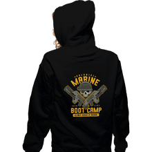 Load image into Gallery viewer, Shirts Zippered Hoodies, Unisex / Small / Black Colonial Marine Boot Camp