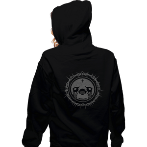 Daily_Deal_Shirts Zippered Hoodies, Unisex / Small / Black Quis Sum Ego