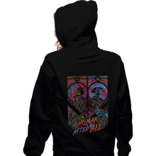 Load image into Gallery viewer, Shirts Zippered Hoodies, Unisex / Small / Black Human After All