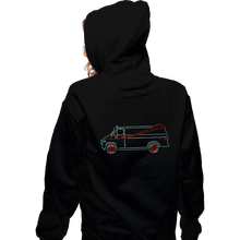Load image into Gallery viewer, Shirts Zippered Hoodies, Unisex / Small / Black A-Team Van