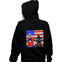 Load image into Gallery viewer, Secret_Shirts Zippered Hoodies, Unisex / Small / Black Time To Rock!