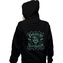 Load image into Gallery viewer, Shirts Zippered Hoodies, Unisex / Small / Black Proud to be a Slytherin