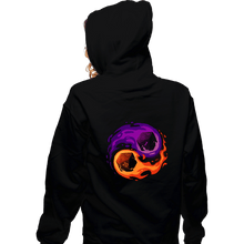 Load image into Gallery viewer, Secret_Shirts Zippered Hoodies, Unisex / Small / Black Balance Dice