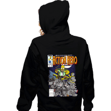 Load image into Gallery viewer, Daily_Deal_Shirts Zippered Hoodies, Unisex / Small / Black Action Hero