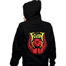 Load image into Gallery viewer, Daily_Deal_Shirts Zippered Hoodies, Unisex / Small / Black Heretic
