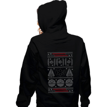 Load image into Gallery viewer, Secret_Shirts Zippered Hoodies, Unisex / Small / Black Imperial Christmas