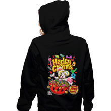 Load image into Gallery viewer, Shirts Pullover Hoodies, Unisex / Small / Black Harley Charms