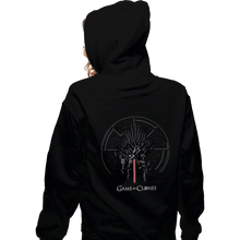 Load image into Gallery viewer, Shirts Zippered Hoodies, Unisex / Small / Black Game Of Clones