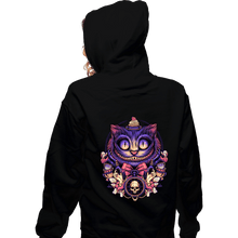 Load image into Gallery viewer, Daily_Deal_Shirts Zippered Hoodies, Unisex / Small / Black The Mysterious Smile
