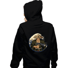Load image into Gallery viewer, Daily_Deal_Shirts Zippered Hoodies, Unisex / Small / Black Gutsy Cosplay of a Wandering Vagabond