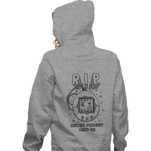 Load image into Gallery viewer, Secret_Shirts Zippered Hoodies, Unisex / Small / Sports Grey RIP Tamagotchi