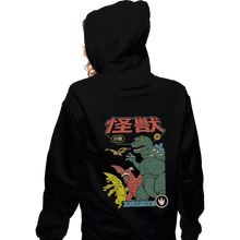 Load image into Gallery viewer, Shirts Zippered Hoodies, Unisex / Small / Black Kaiju Sentai