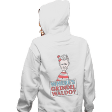 Load image into Gallery viewer, Shirts Zippered Hoodies, Unisex / Small / White Where's Grindelwaldo