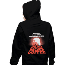 Load image into Gallery viewer, Shirts Pullover Hoodies, Unisex / Small / Black Dead Before Coffee