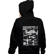 Load image into Gallery viewer, Shirts Zippered Hoodies, Unisex / Small / Black Swordfish II Deal