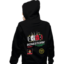 Load image into Gallery viewer, Secret_Shirts Zippered Hoodies, Unisex / Small / Black Buy Me Bonestorm