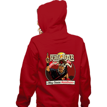 Load image into Gallery viewer, Secret_Shirts Zippered Hoodies, Unisex / Small / Red Kali Bar