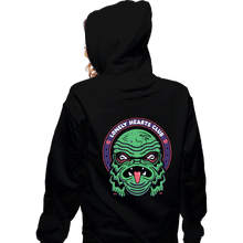 Load image into Gallery viewer, Daily_Deal_Shirts Zippered Hoodies, Unisex / Small / Black So Lonely