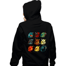 Load image into Gallery viewer, Shirts Zippered Hoodies, Unisex / Small / Black Dragon Roles