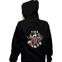 Load image into Gallery viewer, Daily_Deal_Shirts Zippered Hoodies, Unisex / Small / Black Undead Princesses
