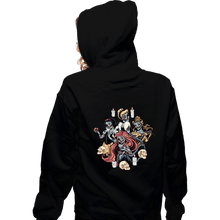 Load image into Gallery viewer, Daily_Deal_Shirts Zippered Hoodies, Unisex / Small / Black Undead Princesses