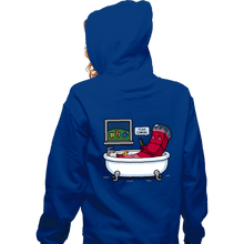 Load image into Gallery viewer, Daily_Deal_Shirts Zippered Hoodies, Unisex / Small / Royal Blue Piece On The Way