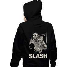 Load image into Gallery viewer, Daily_Deal_Shirts Zippered Hoodies, Unisex / Small / Black Johnny Slash