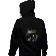 Load image into Gallery viewer, Secret_Shirts Zippered Hoodies, Unisex / Small / Black Star Hunter