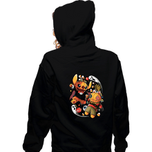 Load image into Gallery viewer, Daily_Deal_Shirts Zippered Hoodies, Unisex / Small / Black Experiment Halloween

